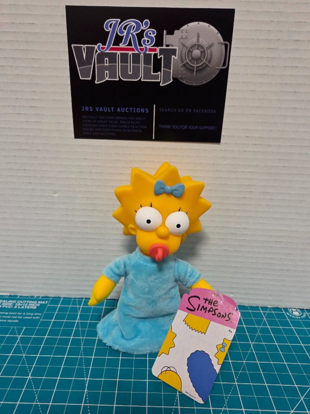 2024 Jakks Pacific The Simpsons Toy Maggie Figure Plush Doll New With Tags